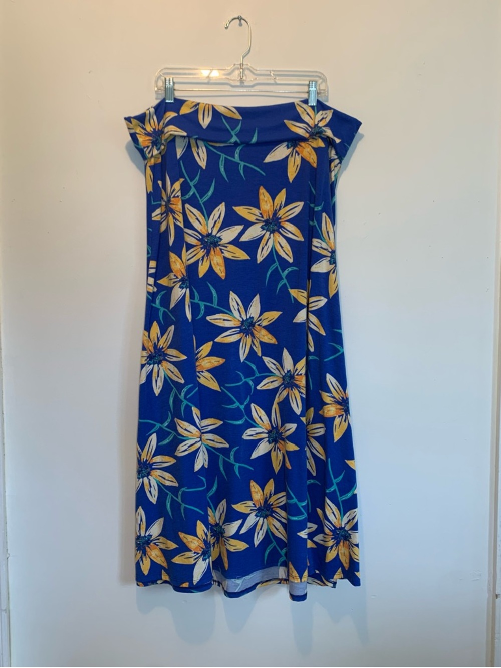 LuLaRoe Maxi Skirt Summer Floral 3XL